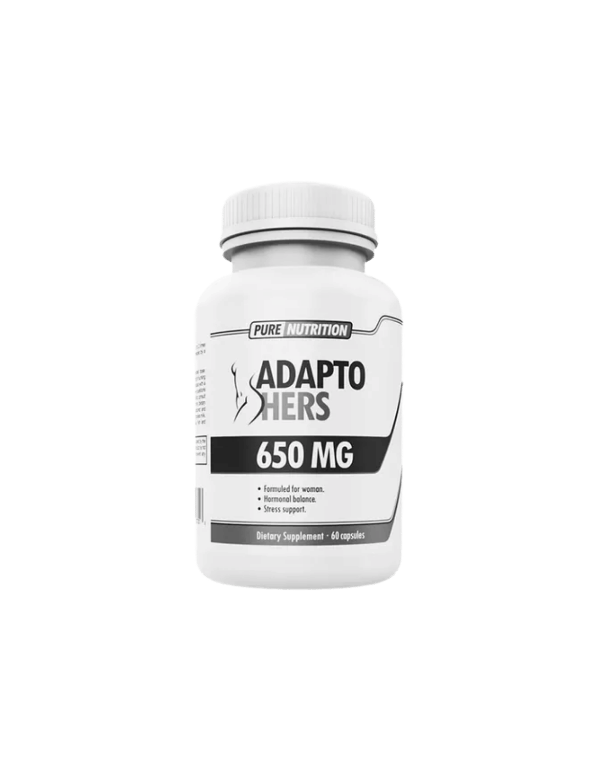 Pure Nutrition Adapto Hers 650 mg 60 Caps | Fórmula para Mujer