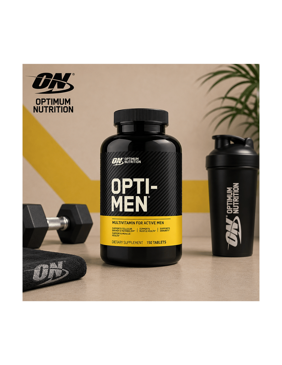 Miniatura: ON Opti-Men Multivitamínico Hombre 150 Tabs | Energía y Rendimiento Diario