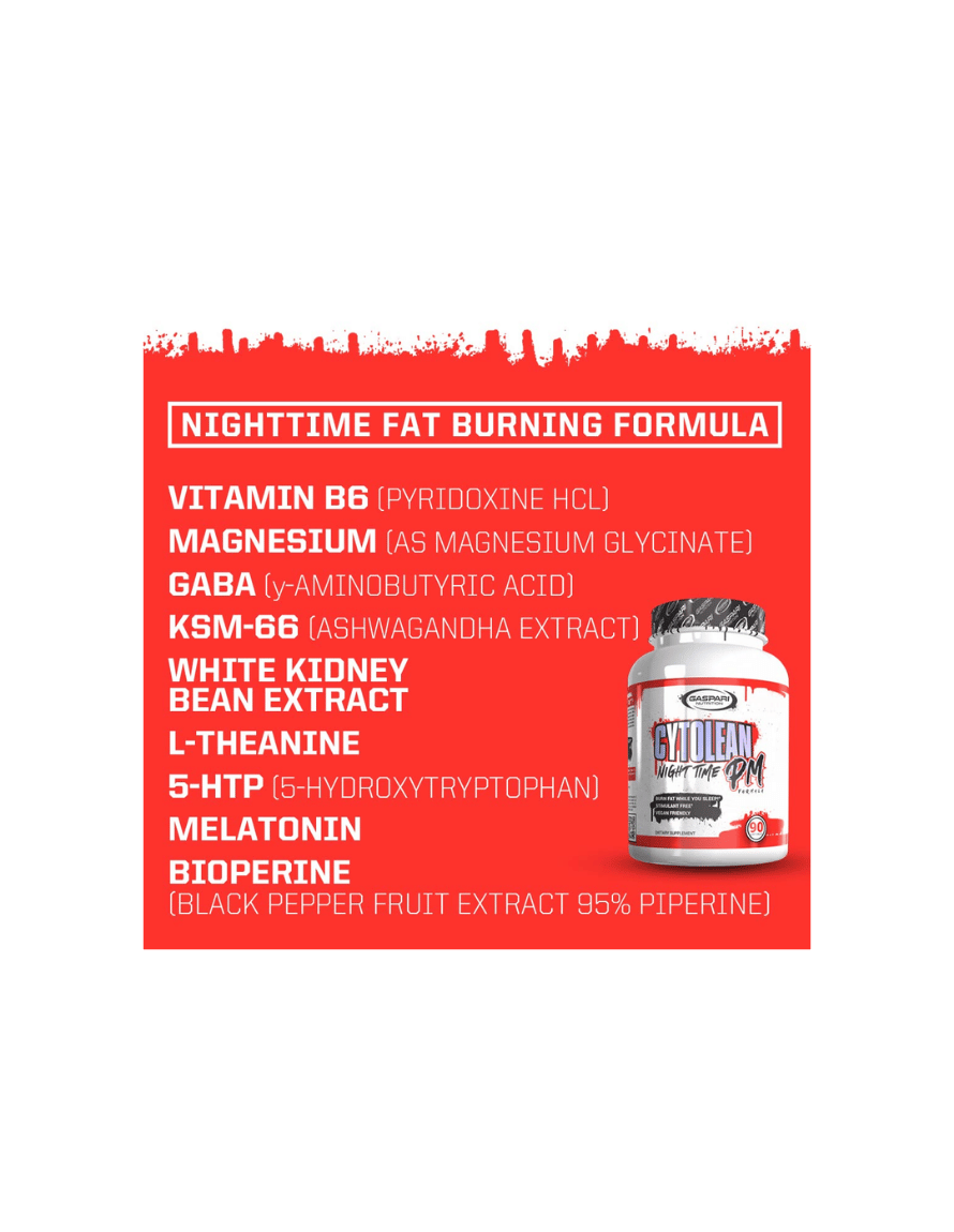 Miniatura: Gaspari Cytolean PM 90 Caps – Quema Grasa y Mejora el Sueño