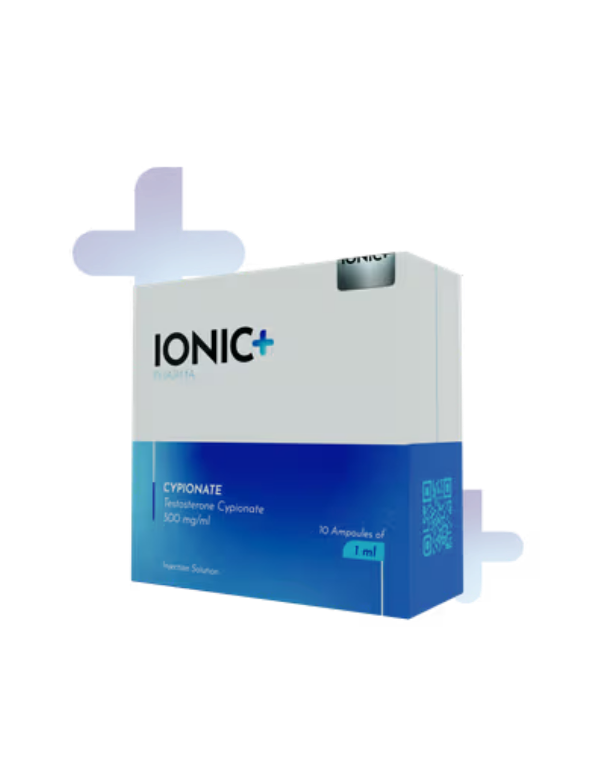 Ionic+ Cypionate 300 Mg 10 Ampulas 1 Ml Vial