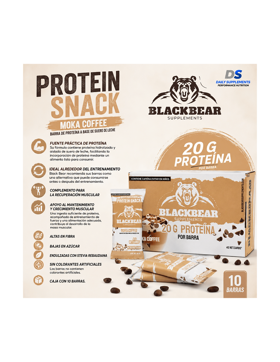 Miniatura: Black Bear Barra de Proteína Caja 10 Pz | Protein Snack