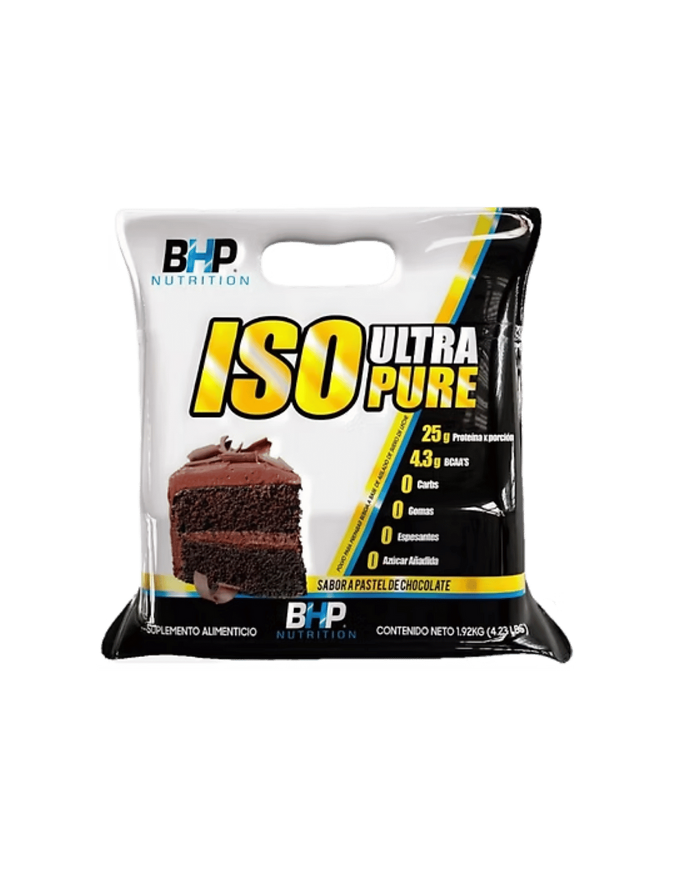 Miniatura: BHP Iso Ultra Pure 0 Carbs 4.23 Lb – Aislado de Suero Premium Sin Carbohidratos