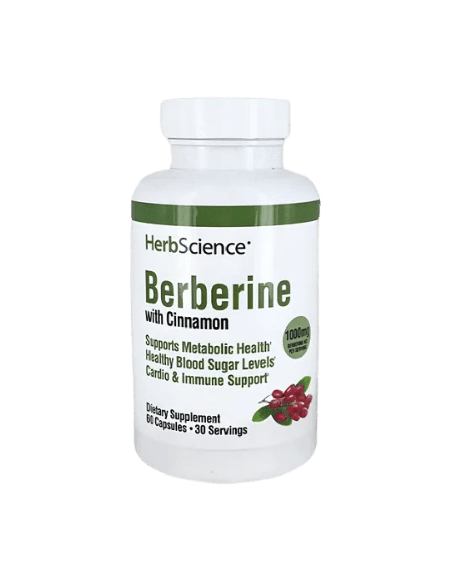 WHP HS Berberine with Cinnamon 1000 mg 60 Caps | Formula de Bienestar