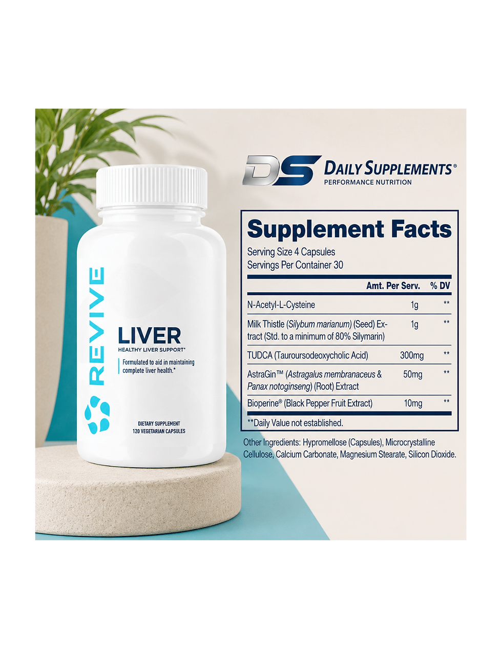 Miniatura: Rev Liver Healthy 120 Caps – Detox Hepático