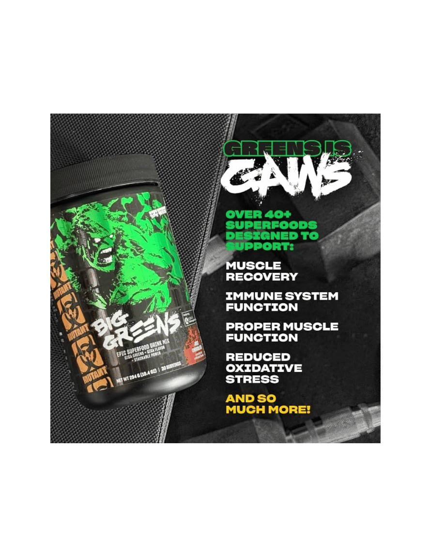 Miniatura: Mutant Big Greens 30 Serv | Superalimento Verde para Energía y Vitalidad