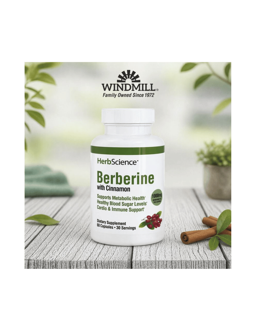 Miniatura: WHP HS Berberine with Cinnamon 1000 mg 60 Caps | Formula de Bienestar