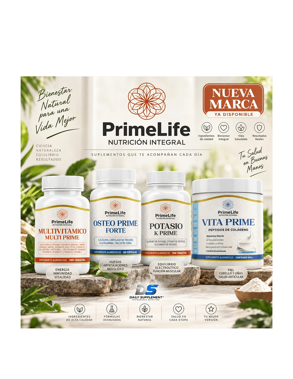 Miniatura: PrimeLife Multi Prime 600 mg 100 Tabs | Multivitamínico