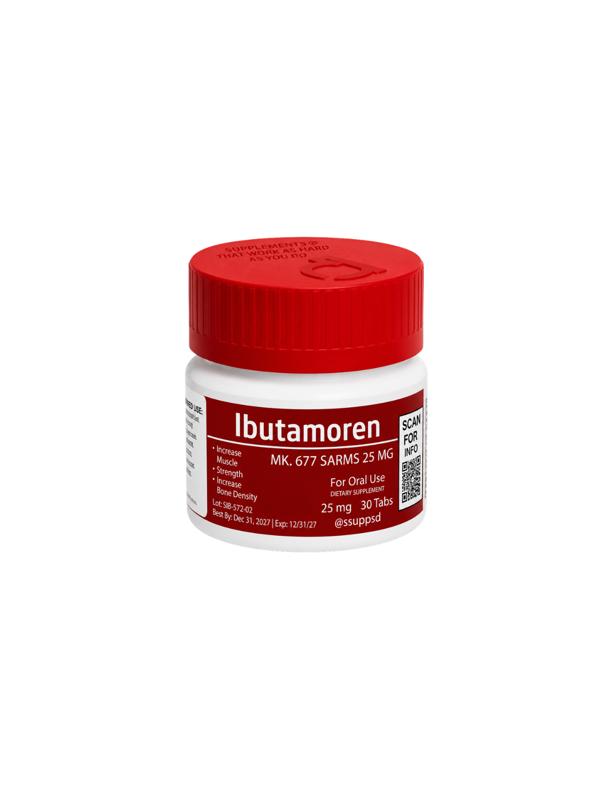Rotterdam Sarms Ibutamoren Mk677 25mg 30tabs