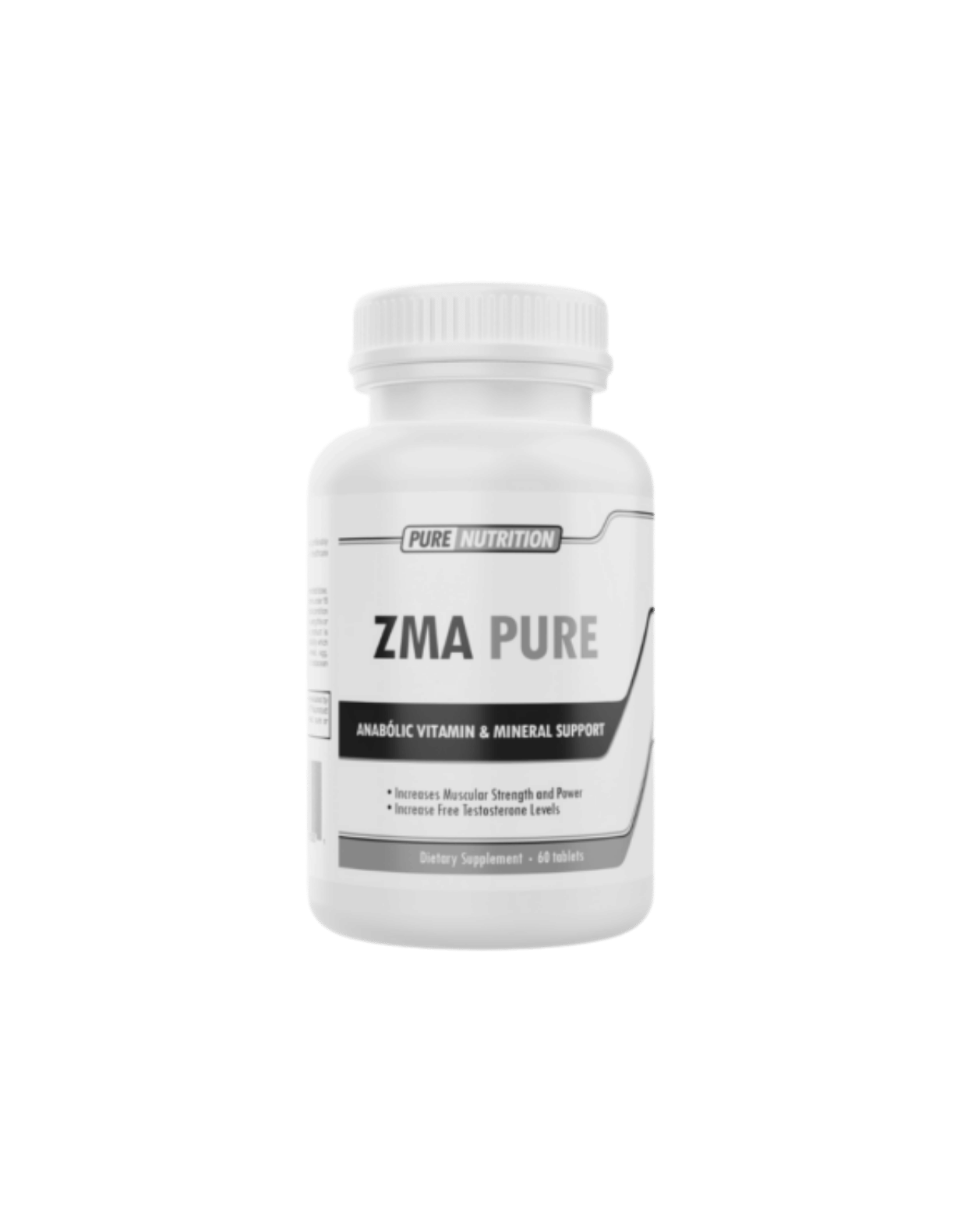 Pure Nutrition ZMA Pure 60 cap | Zinc y Magnesio para Rendimiento Fisico y Biene