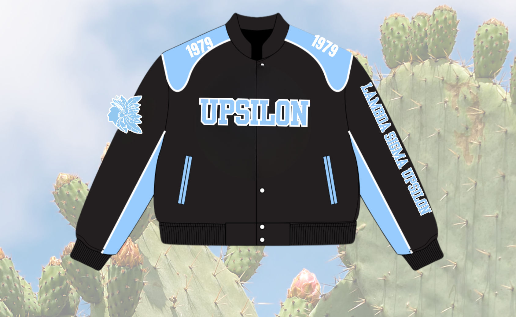 Lambda Sigma Upsilon Racer Jacket