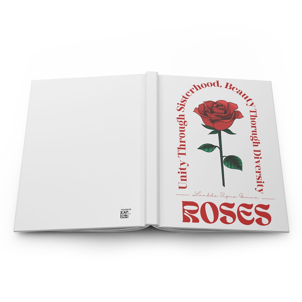 Thumbnail: Lambda Sigma Gamma - White Notebook