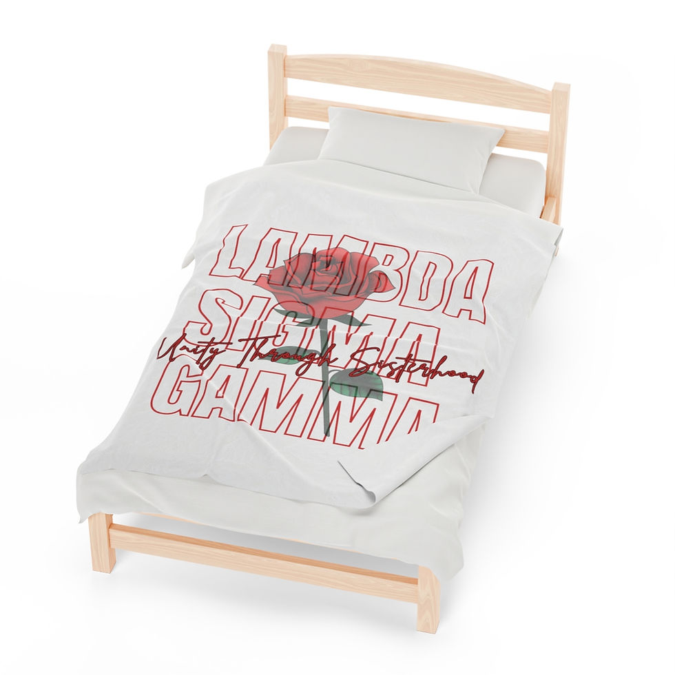Thumbnail: Lambda Sigma Gamma White Blanket
