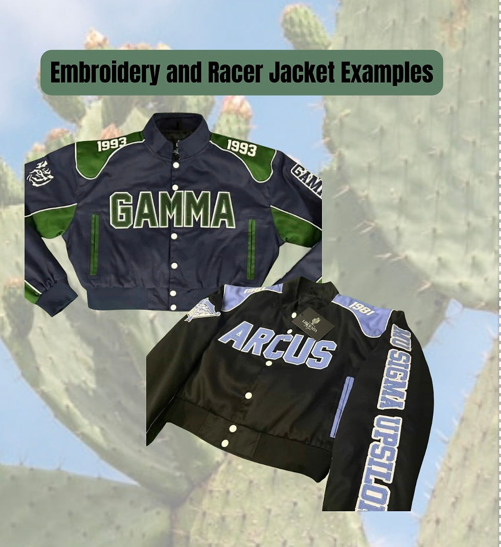Thumbnail: Gamma Alpha Omega Cropped Racer Jacket