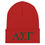 Thumbnail: ΛΣΓ Embroidered Cuffed Beanie - Green Lettering 