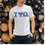 Thumbnail: Tau Psi Omega Cutout Greek Letters Tshirt