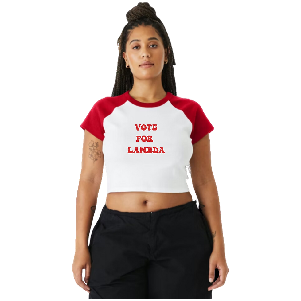 Thumbnail: OVERSTOCK - LSG Raglan Red Baby Tee