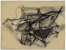 KK2b Z DĚDOVY STODOLY  49X57cm 2019