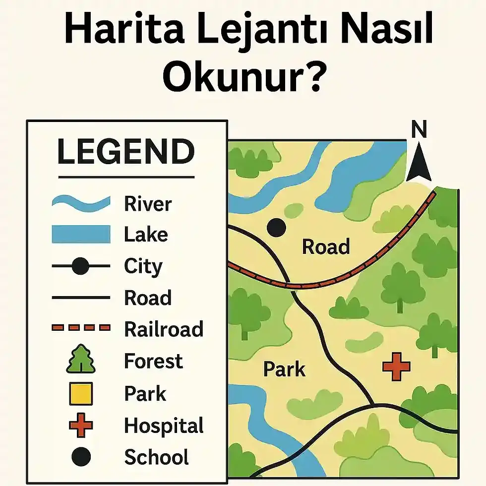 Lejant Nedir? Harita Lejantı Nasıl Kullanılır?