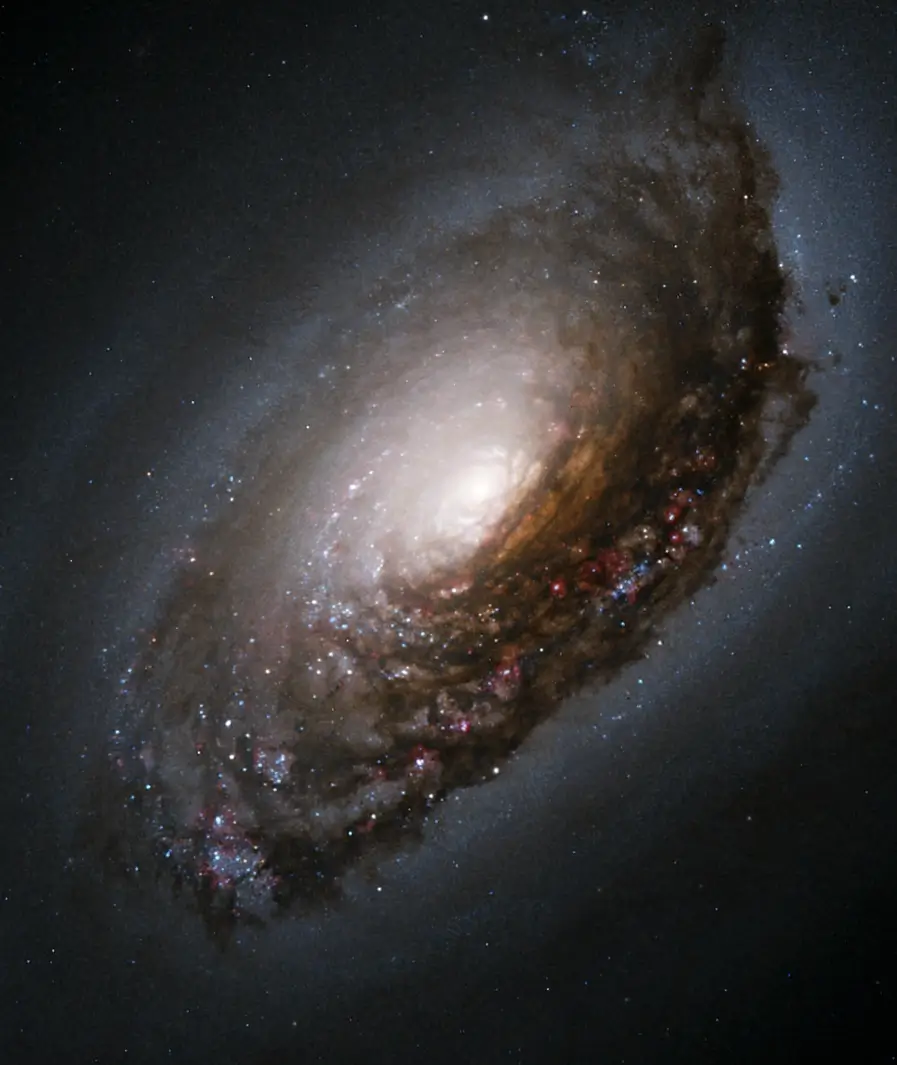 Siyah Göz Gök Adası (Uyuyan güzel gök adası, Messier 64, M64, veya NGC 4826)