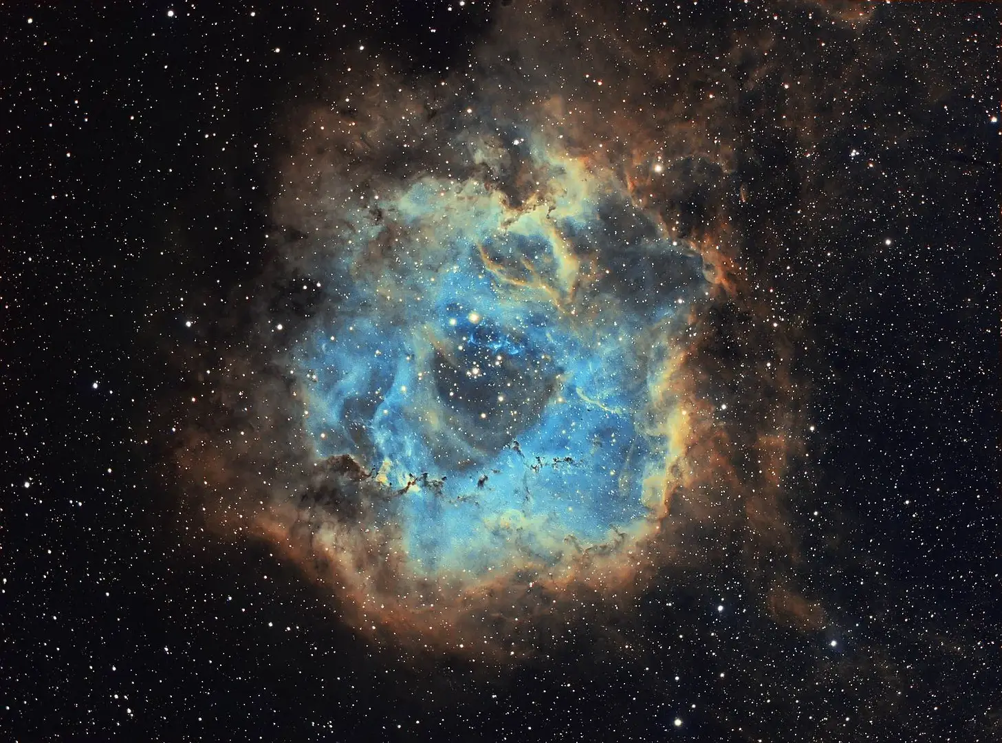 rosette nebula, rozet bulutsusu