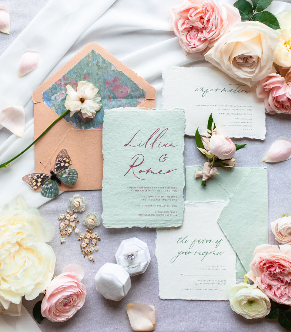 Wedding invitation suite 