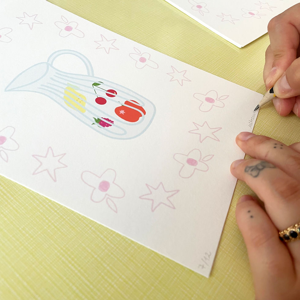 Thumbnail: Mini Print - "fruity pitcher"