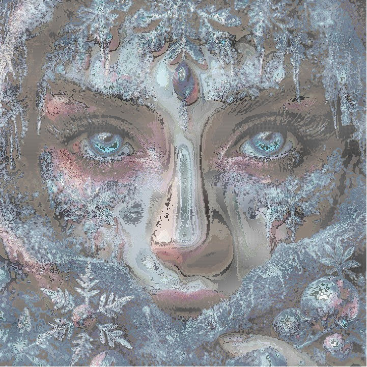 Miniaturbild: Ice Eye 90x90 185 Farben