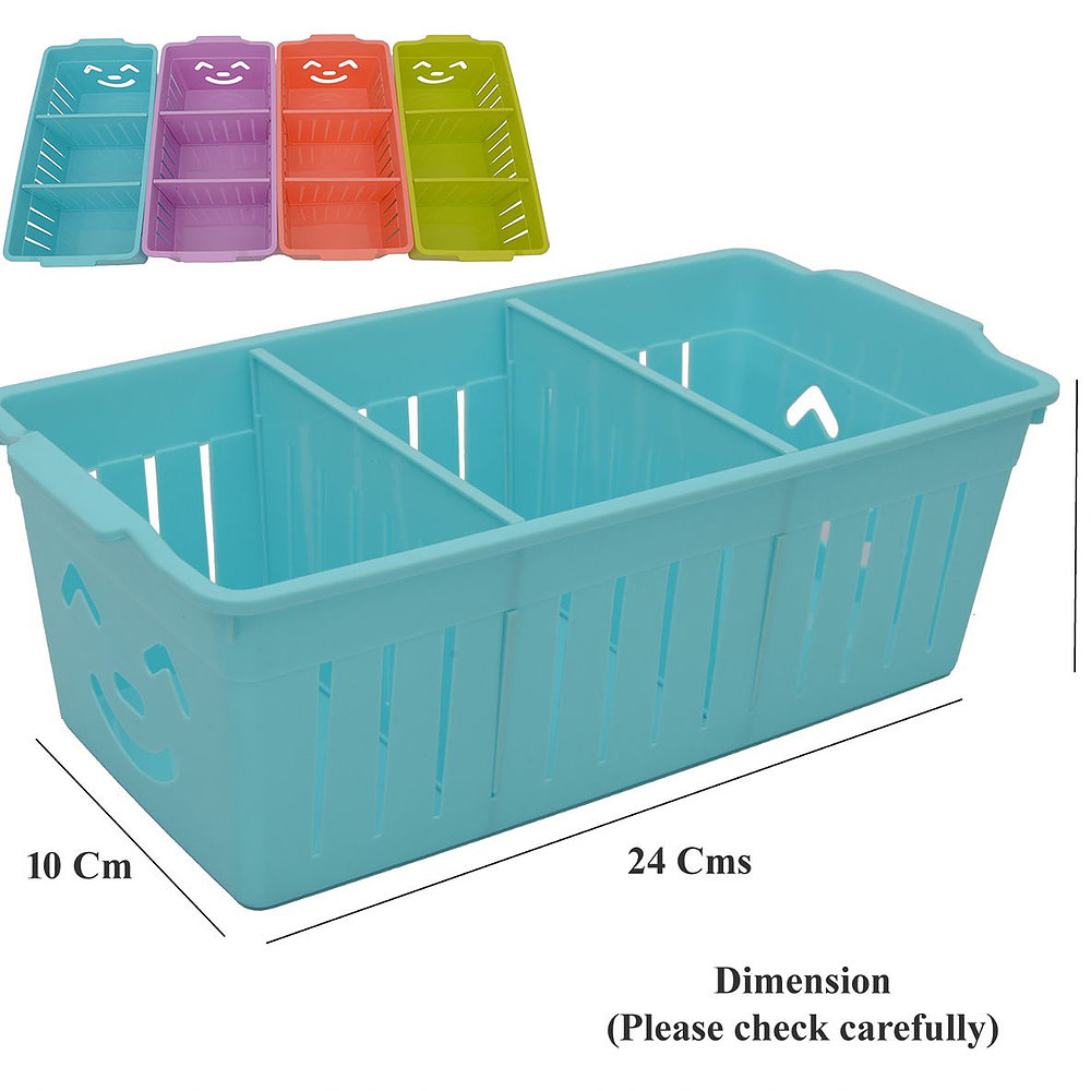 Plastic Org. with Adjustable Partitions Small