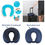 Thumbnail: Memory Foam Neck Travel Pillow With Cooling Gel