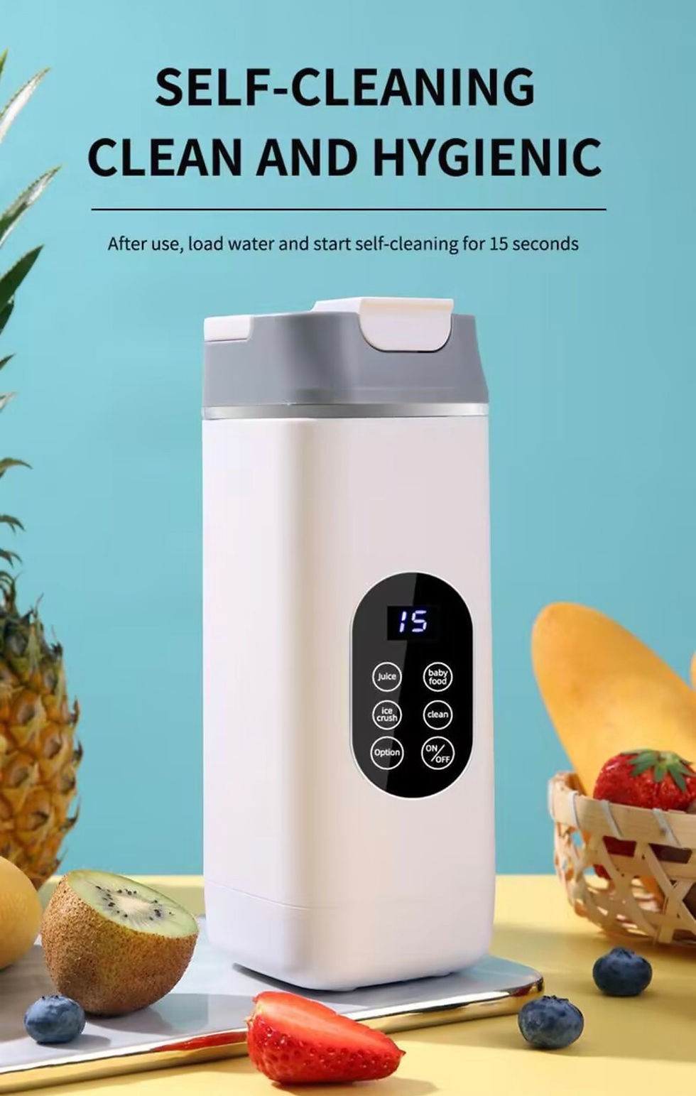 Thumbnail: NexusHut Wireless Portable Juicer Cup with 12-Blade Ice Crush, Rechargeable Smoo