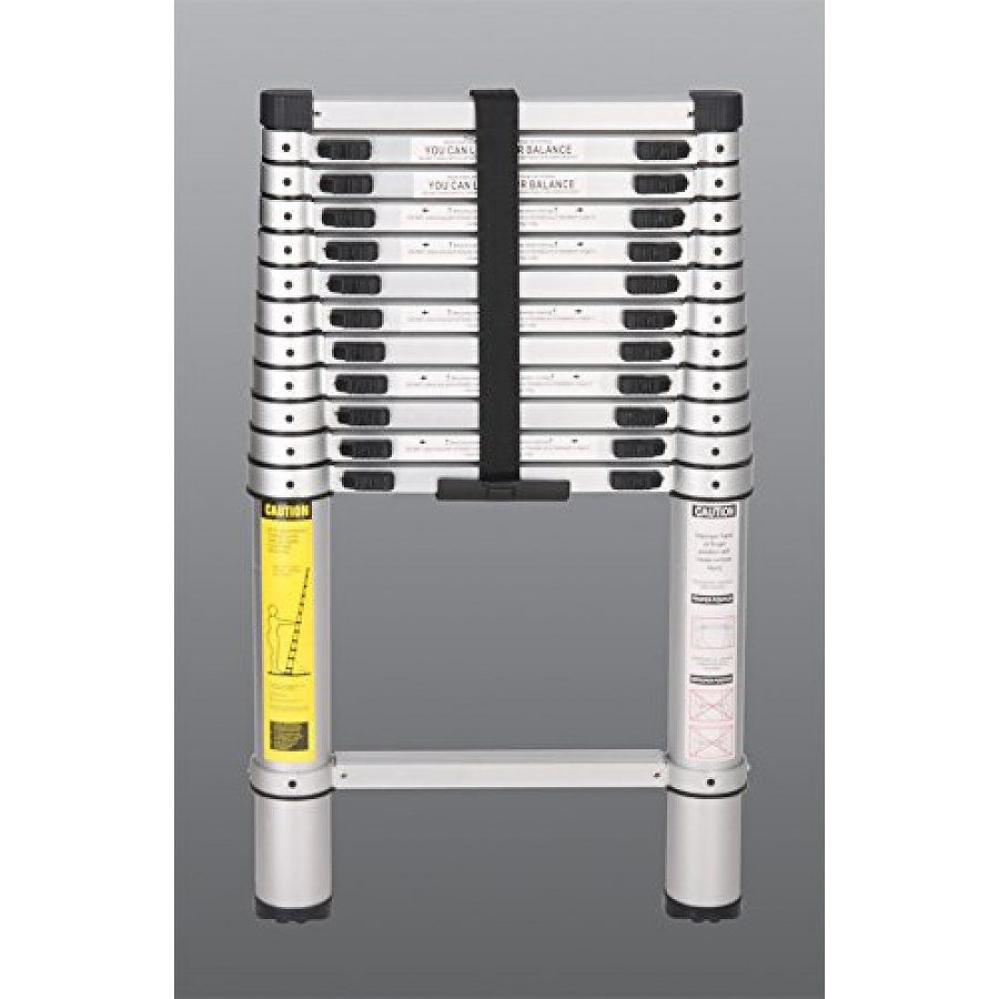 Thumbnail: Telescopic Aluminium Ladder (2.6 Metres)