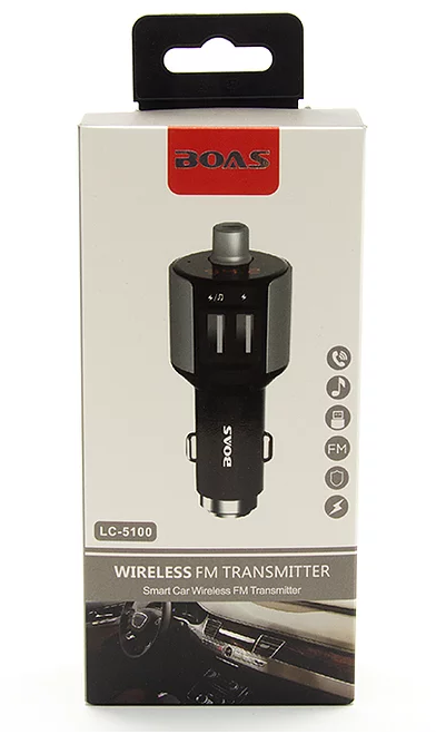 Thumbnail: TalkWorks Bluetooth FM Transmitter USB Car Charger