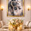Thumbnail: Modern Luxury Wall Art 32x42 | Gold Frame Crystal Finish Home Decor