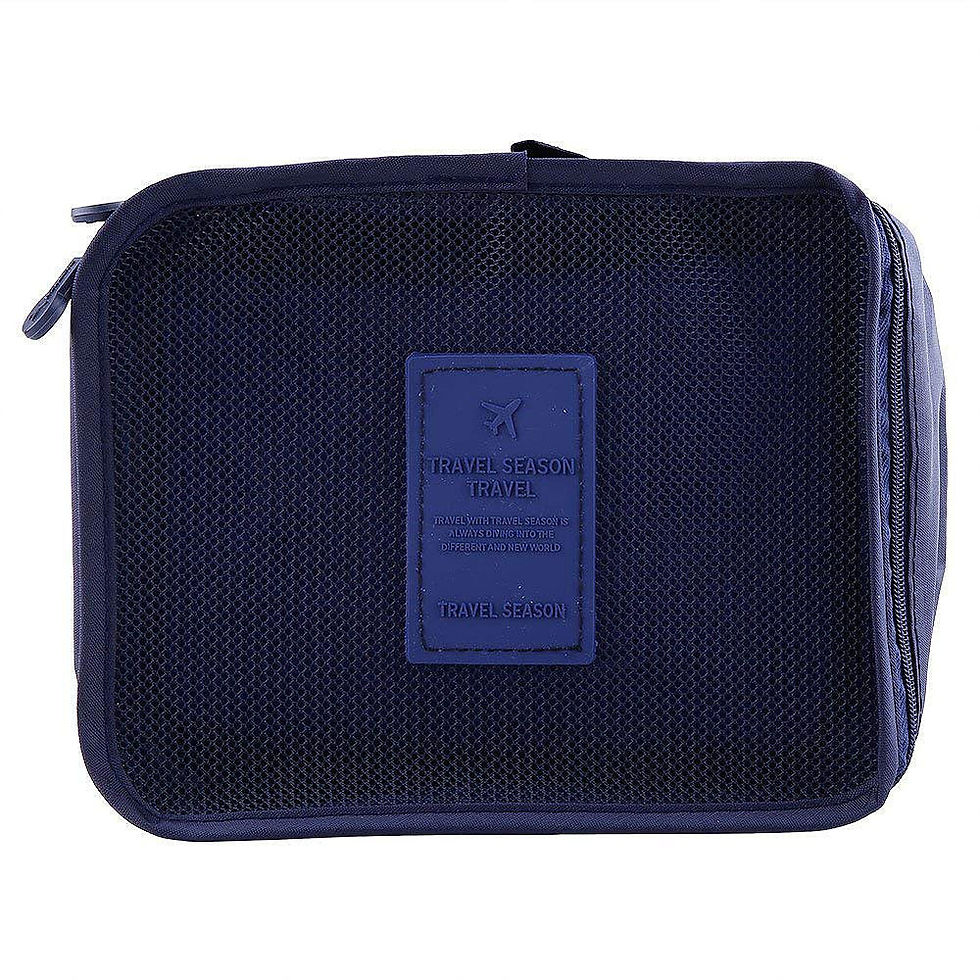 Thumbnail: Travel Clothes Storage Organizer BLUE
