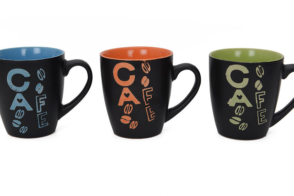 Coffee Mugs, 225 ml (Set of 3)