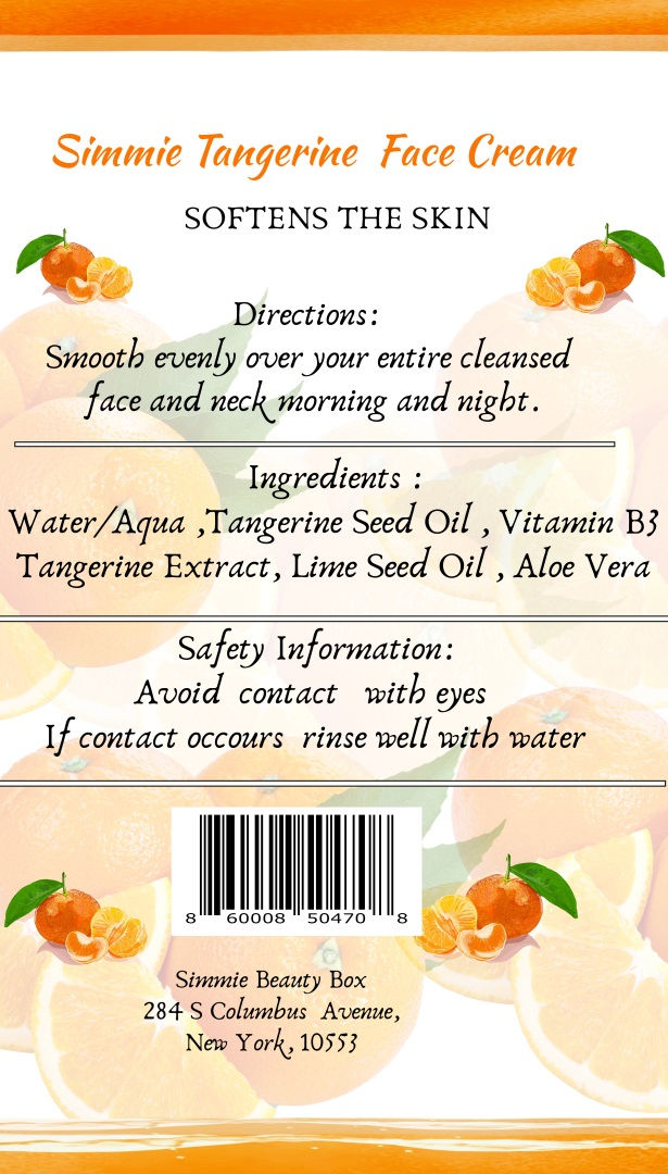 Thumbnail: Simmie  Tangerine Face Cream