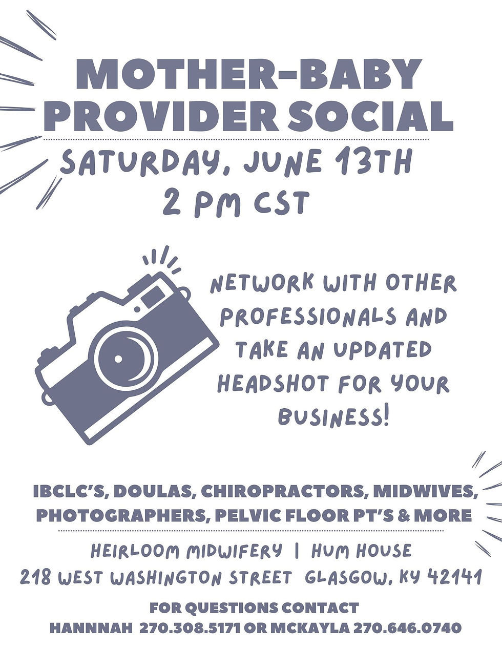 Mother-Baby-Provider Social