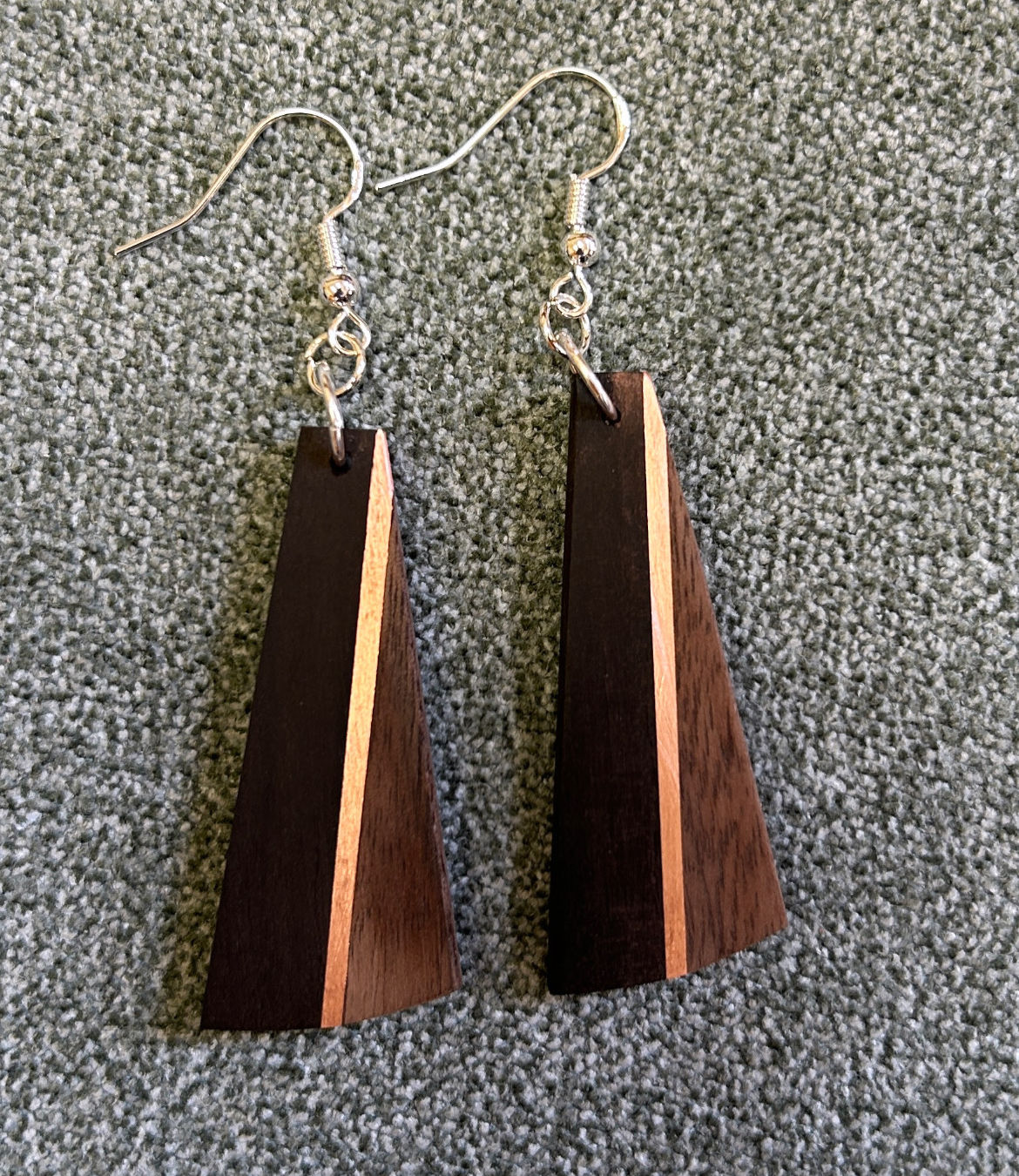 Wood/Copper Earrings