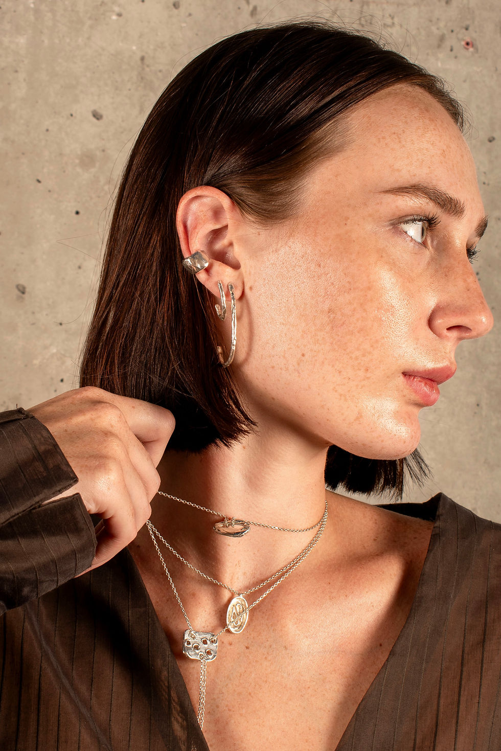 Thumbnail: Large Hook Earrings 