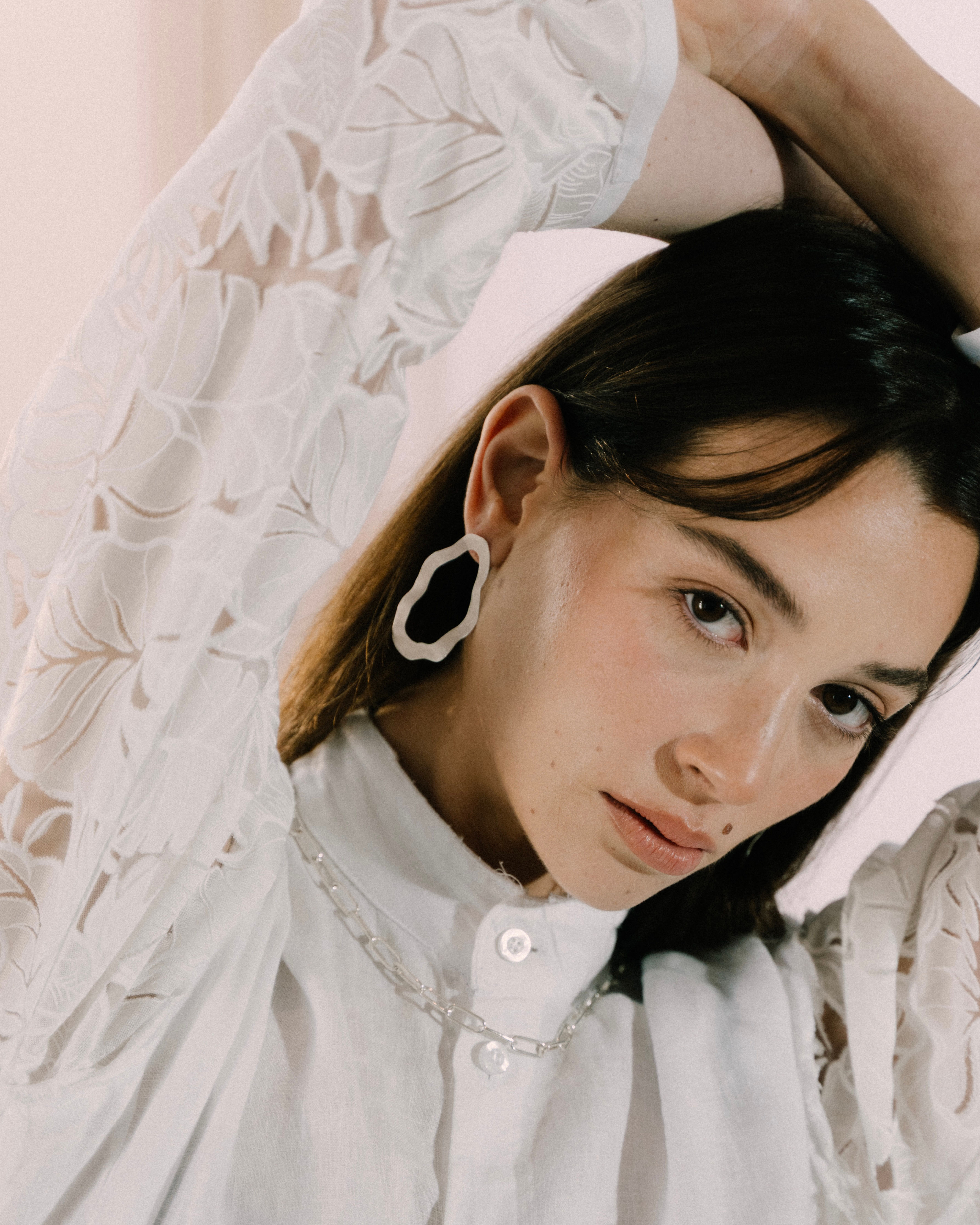 Large Amoeba Earrings