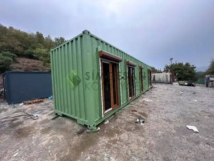 40ft konteyner ev çelik şase ve güçlendirilmiş taşıyıcı sistem