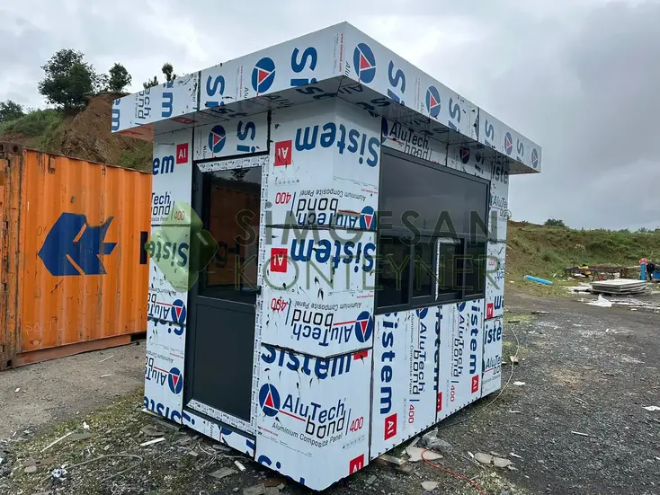 Simgesan kompozit bekçi kulübesi