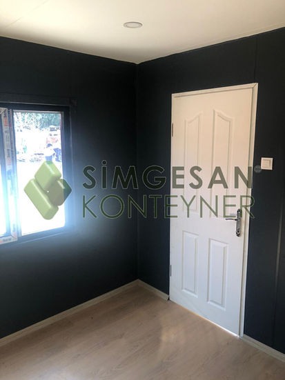 Betopan iç kaplamalı ahşap konteyner ev