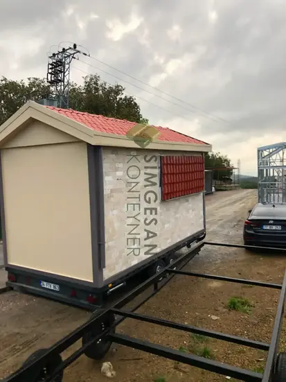 Plakalı karavan ruhsatlı mobil kafe