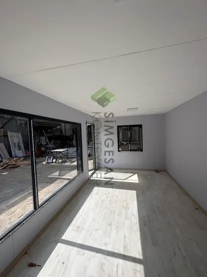 Ofis konteyneri iç mekan tasarımı