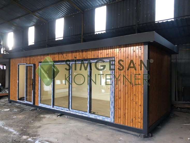 Yalıtımlı ahşap konteyner ev