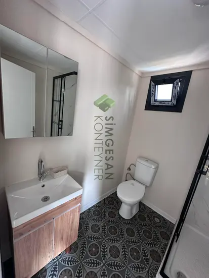 konteyenr ev banyo görseli
