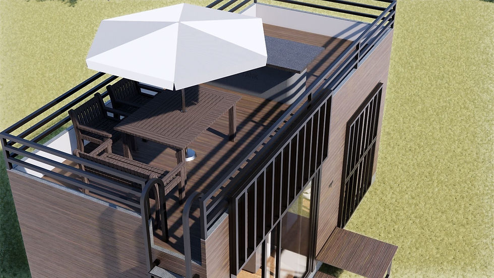 Küçük resim: Teraslı tiny house