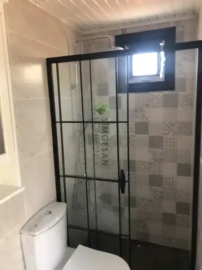 3x8 ahşap konteyner ev estetik cephe tasarımı