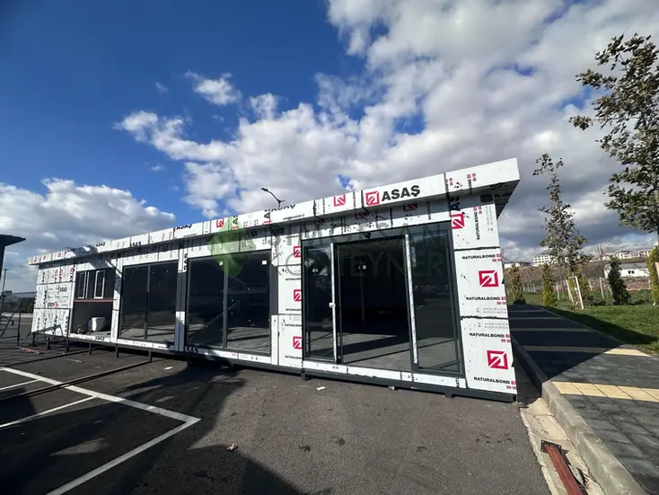 Simgesan büyük ticari cafe konteyner modeli